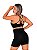 Conjunto Academia Fitness Top Alcinha com Bojo e Short Preto - Imagem 4