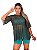 Blusa Tule Feminina Fitness Academia M/Curta Verde Escuro - Imagem 2
