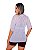 Blusa Tule Feminina Fitness Academia Manga Curta Branco - Imagem 4