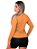 Jaqueta Casaco UV Com Ziper Proteção FPU50  Feminino Laranja - Imagem 3