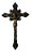 CRUCIFIXO METAL RAIO PAREDE 23CM - Imagem 1