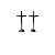 CRUCIFIXO METAL TRABALHADA 12CM - Imagem 1