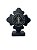 METAL TREVO MDF PRETO SÃO BENTO 11CM - UNI - Imagem 1
