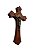 CRUCIFIXO MADEIRA FLOR PEQ 09CM - Imagem 4