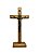 CRUCIFIXO MADEIRA TECA GRD 19CM - Imagem 1