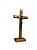 CRUCIFIXO MADEIRA TECA GRD 19CM - Imagem 2