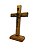 CRUCIFIXO MADEIRA TECA MED 13CM - Imagem 2
