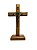 CRUCIFIXO MADEIRA TECA MED 13CM - Imagem 1