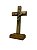 CRUCIFIXO MADEIRA TECA PEQ 10CM - Imagem 2