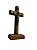CRUCIFIXO MADEIRA TECA PEQ 10CM - Imagem 1
