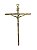 CRUCIFIXO METAL ESTILIZADA GRD 24CM - Imagem 1