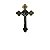 CRUCIFIXO METAL SÃO BENTO PAREDE GRD 21CM - Imagem 1