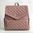 Mochila Executiva Feminina Matelassê Rose Nude - Urban Flow | THEA Handbags - Imagem 1