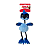 KONG Shakers Wingz – Pelúcia Interativa com Corda e Apito para Cães - Imagem 1