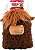 Brinquedo de Pelucia Kong Vaca KONG Comfort Jumbo Highland Cow Extra Grande - Imagem 6