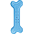 Ossinho Baby Flat Azul - Imagem 2