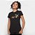 Camisa Puma Essentials Metallic - Feminina - Preto/Dourado - Imagem 1