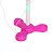 Microfone Infantil Duplo com Pedestal Super Estrela Toys & Toys 650242 - Rosa e Branco - Imagem 4