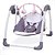 Cadeira de Balanço Mastela Plush Toys Automatica com Cinto Timer e 5 Velocidades, Até 11kg - Rosa - 6504 - Imagem 1