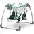 Cadeira de Balanço Mastela Plush Toys Automatica com Cinto Timer e 5 Velocidades, Até 11kg - Verde - 6503 - Imagem 3