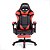 Cadeira Gamer Pctop Racer 1006 Confortavel com Ajuste de Altura Angulo de Até 135 Graus - Vermelho - 8762237 - Imagem 1