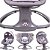 Cadeira de Balanço Mastela Swing Automática 15 Melodias Bluetooth 18Kg - Rosa- Bivolt - 8106 - Imagem 2