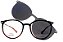 JAGUAR 36835 2100 GRS 53 - OCULOS DE GRAU COM CLIP ON POLARIZADO - Imagem 1