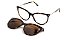 TOM FORD TF 5994-B 052 56 - ÓCULOS DE GRAU COM CLIC ON - Imagem 1