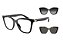 EMPORIO ARMANI EA 4254U 5017/1W 54 - ÓCULOS DE GRAU COM CLIC ON - Imagem 1