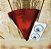 50 Embalagem Cone Truffado Vermelho + 50 Etiquetas Cone (Ms) - Imagem 1