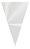 50 Saco Cone 10X15  Bopp Transparente (Inove) - Imagem 1
