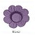 50 Forminhas Para Festa Flor Margarida Roxo - Imagem 1