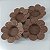 50 Forminhas Para Festa Flor Margarida Chocolate - Imagem 1