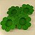 50 Forminhas Para Festa Flor Margarida Verde Bandeira - Imagem 1