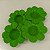 50 Forminhas Para Festa Flor Margarida Verde Limão - Imagem 1