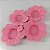 50 Forminhas Para Festa Flor Margarida Rosa Médio - Imagem 1