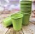 25 COPO AMERICANO 400 ML REFORÇADO VERDE BIODEGRADÁVEL  (TRIKTRIK) - Imagem 1