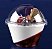 50 COPO POTE BOLHA 210ML PET COM TAMPA BOLHA SEM FURO (GOODPACK) - Imagem 1