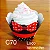 12 SAIA PARA CUPCAKE LAÇO VERMELHO 32.2 (NC TOYS CUPCAKE) - Imagem 2