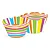 12 SAIA PARA CUPCAKE LISTRAS COLORIDAS (LADO 1,2) 28.4 (NC TOYS CUPCAKE) - Imagem 2