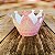 12 SAIA PARA CUPCAKE PRINCESA COROA ROSA 12.32 (NC TOYS CUPCAKE) - Imagem 1