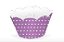 12 SAIA PARA CUPCAKE POÁ LILÁS/BRANCO  12.26  ( NC TOYS CUPCAKE ) - Imagem 1