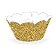 12 SAIA PARA CUPCAKE IMITAÇÃO GLITTER OURO  12.56   ( NC TOYS CUPCAKE ) - Imagem 1