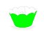 12 SAIA PARA CUPCAKE VERDE NEON  12.7  ( NC TOYS CUPCAKE ) - Imagem 1