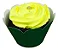 12 SAIA PARA CUPCAKE VERDE BANDEIRA 12.8 (NC TOYS CUPCAKE) - Imagem 2