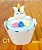 12 SAIA PARA CUPCAKE BRANCO 12.1 ( NC TOYS CUPCAKE ) - Imagem 1