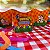 10 Cachepo PIPOCA Festa Junina  9X9X7Cm   61.1 ( Nc Toys Cachepo ) ( Sempre Festa ) FESTA JUNINA 2025 - Imagem 3