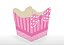 10 Cachepo Festa  Laço Rosa  9X9X7Cm Vazo Decoração  41.1  ( Nc Toys Cachepo ) - Imagem 1
