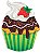 8 Convites Cupcake 14.33  (Nc Toys Convites) - Imagem 1