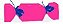 10 Caixa Bala Lembrancinha Festa Rosa Neon  8.44  (Nc Toys) - Imagem 1